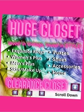 Hello & Welcome 🙏🏻 TIP: Use the FILTER BUTTON to SORT & SEARCH HUGE Closet